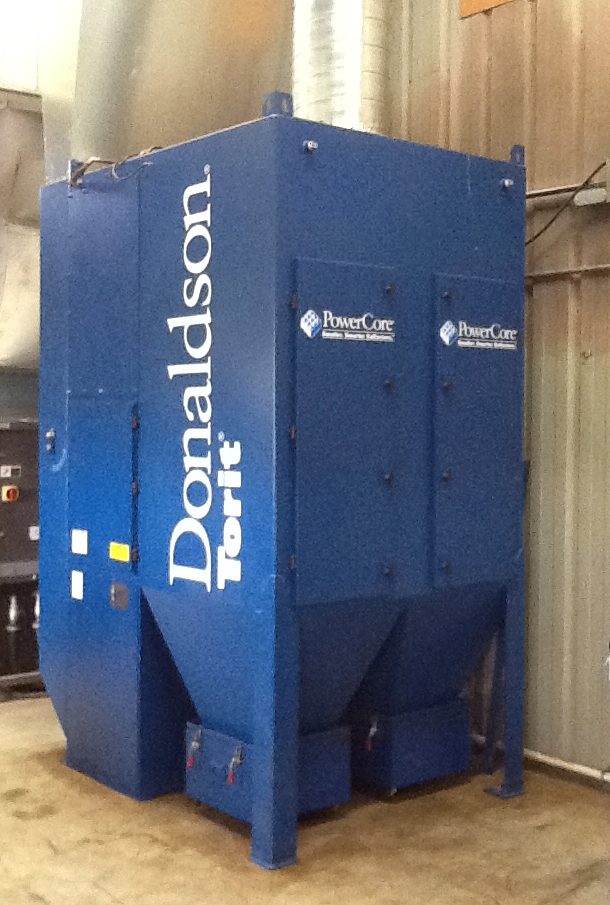 PowerCore TG 12-2 Dust Collector Steel Fabrication