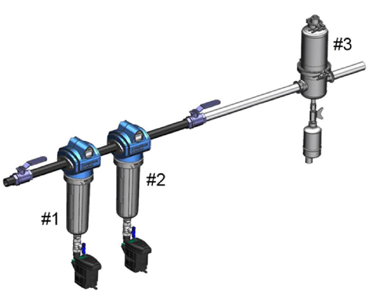 Illustration A - Recommended Compressed Air Filtration